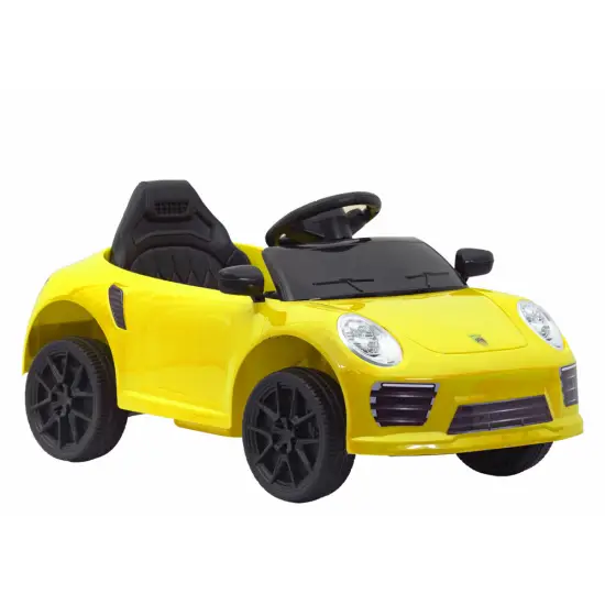Geltonas elektrinis automobilis WMT-666 Elektrinės mašinėlės vaikams