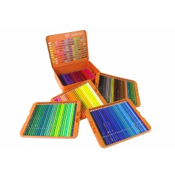 Komplekts mazajiem māksliniekiem: 120 zīmuļi ar futrāli