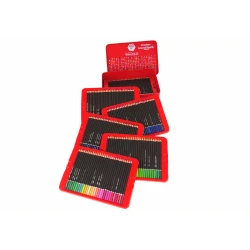 Mazā mākslinieka komplekts metāla kastītē, zīmuļi, 180 gab.