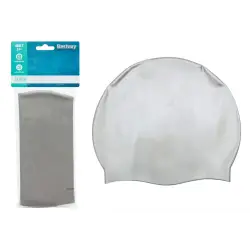 Sidabrinė silikoninė maudymosi kepurėlė Bestway 26006