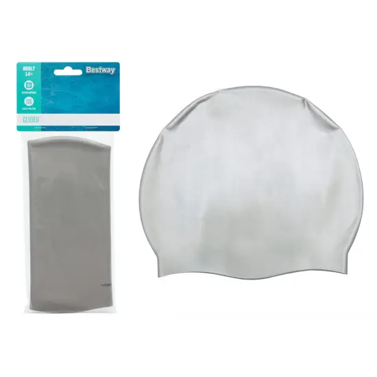 Sidabrinė silikoninė maudymosi kepurėlė Bestway 26006