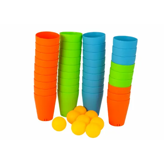 Cups Puzzle Game 3 in 1 44 Pieces Stalo ir sporto žaidimai