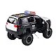 Offroad juodas policijos automobilis Žaisliniai automobiliai