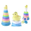 Coloured pyramid, 12 circles 39 cm Duckling