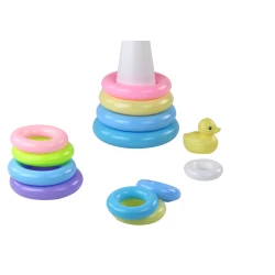 Spalvota piramidė, 12 apskritimų 39 cm Ančiukas