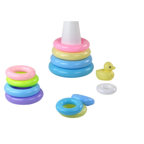 Spalvota piramidė, 12 apskritimų 39 cm Ančiukas