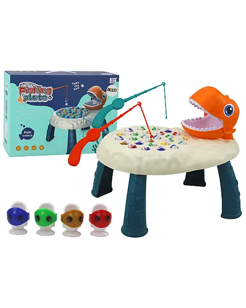 Žvejybos žaidimų automatas Oranžinis dinozaurų stalas