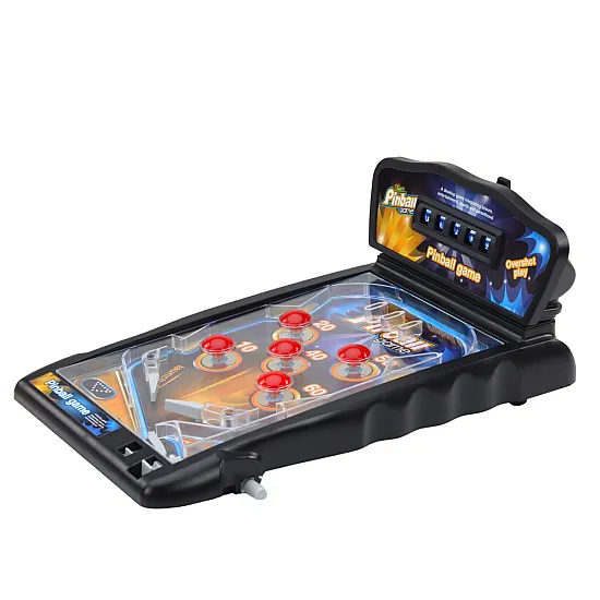 Pinballo arkadinis žaidimas su rezultatų lentele