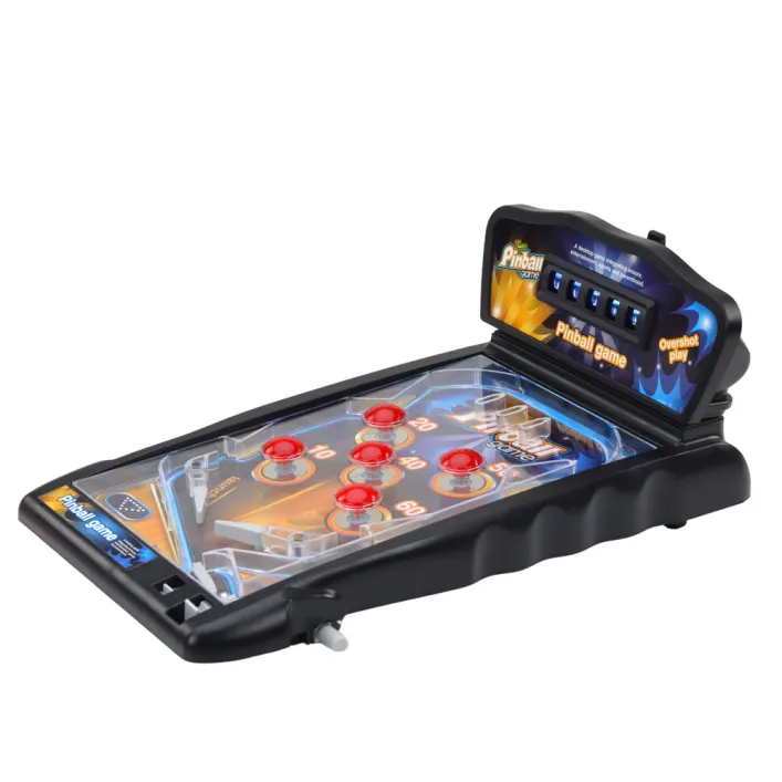 Pinballo arkadinis žaidimas su rezultatų lentele