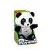 Panda lācis miega šūpuļlampa, mīkstā rotaļlieta, 30 cm