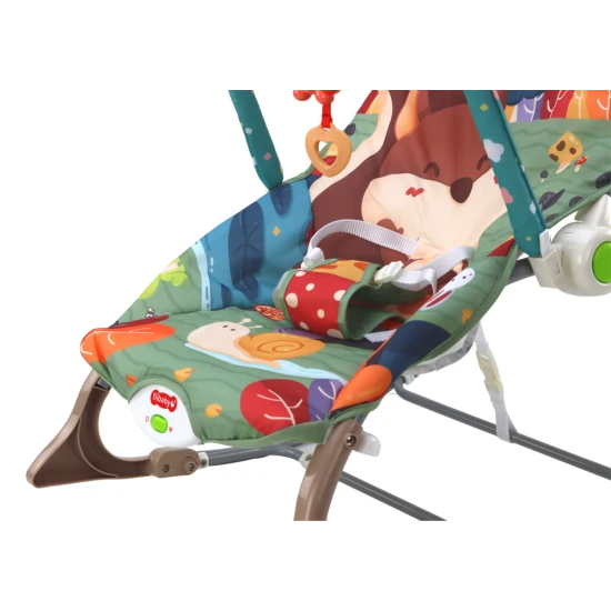 Supamoji kėdė su šokdyne 2in1 Lapė