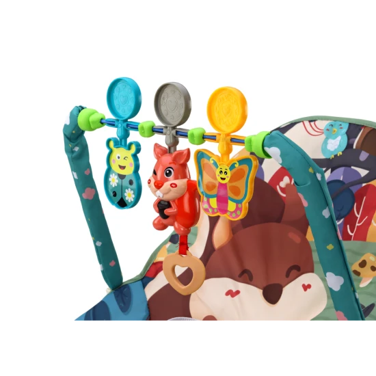 Supamoji kėdė su šokdyne 2in1 Lapė