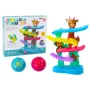 Giraffe Monkey Ball Slide with colourful balls