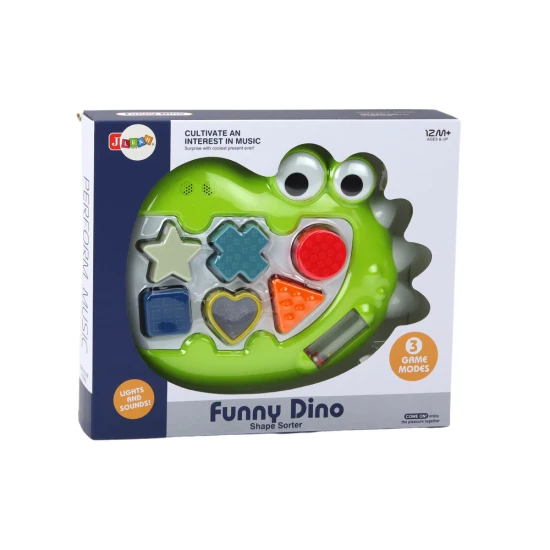 Žalias lavinamasis formelių rūšiavimo žaislas Krokodilas