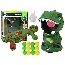 Arkadinis žaidimas šaudymas į dinozuarą