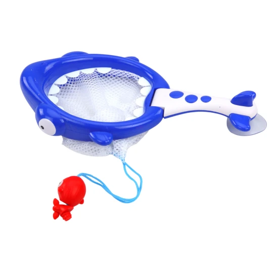 Vonios žaislai su sieteliu gaudyti žuvis