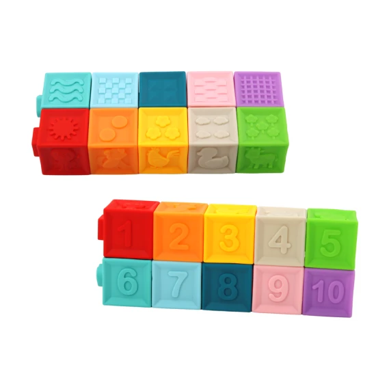 Sensorinės, spalvotos kaladėlės