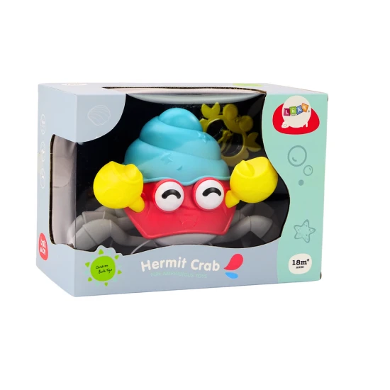 Interaktyvus spalvingas vaikščiojantis krabas