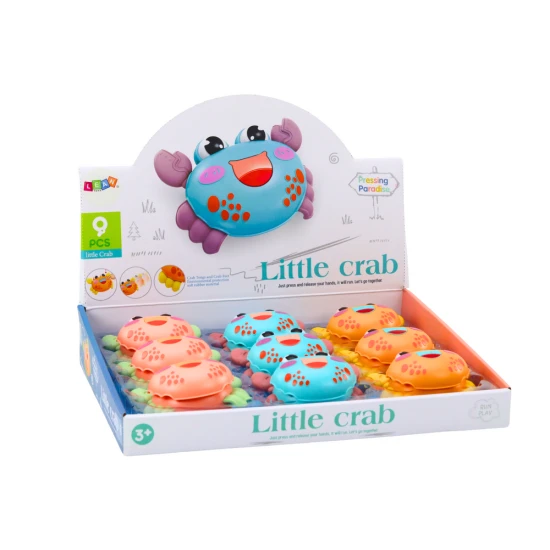 Žaislinis krabas su trinties pavara