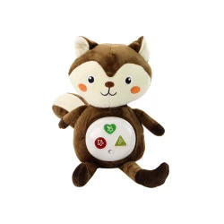 Pliušinis voverės interaktyvus edukacinis miego žaislas Cuddly Melodies