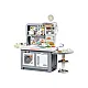 Harmaa lasten keittiö lisävarusteineen