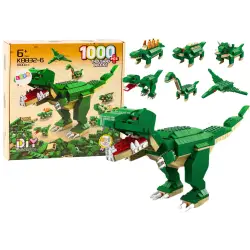 Statybinių kaladėlių rinkinys dinozaurų tema