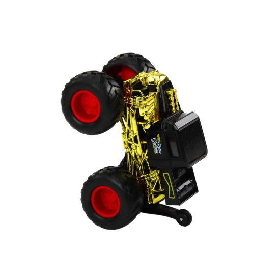 Geltonas automobilis su frikcine pavara Off-Road Žaisliniai automobiliai