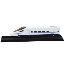 Kolekcinis metalinis baltas traukinio vagonas