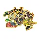 Set of wooden magnets, domestic animals, agricultural machines, 20 pieces