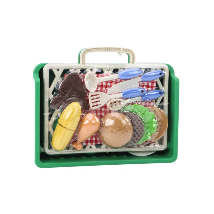 Barbecue Set Grill Food Cutlery Plates Cups Buitiniai prietaisai, virtuvės