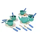 Set of tableware, cups, plates, cutlery, teapot, 22 pieces Buitiniai prietaisai, virtuvės