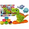 Plastilino rinkinys 6 spalvų su dinozauru