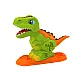 Plastilino rinkinys 6 spalvų su dinozauru