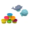 Plastilino rinkinys 6 spalvų su dinozauru