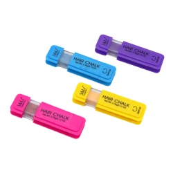 Plaukų dažymo spalvotos kreidos 4 vnt.