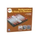 3in1 Game Set Magnetic Board Chess Checkers Backgammon Stalo ir sporto žaidimai