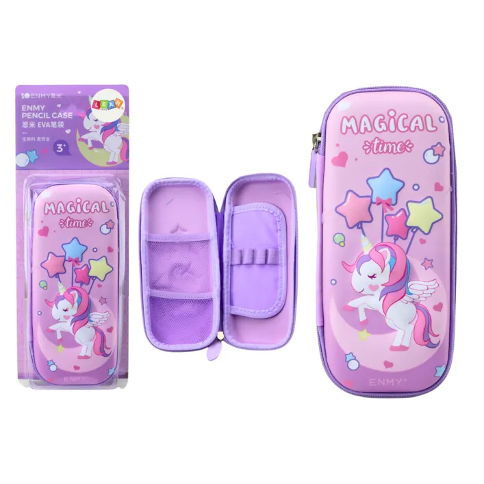 Violetinis vienaragio pieštukų dėklas 23 x 10 x 5 cm Penalai