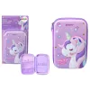 Didelis violetinis vienaragio pieštukų dėklas 23x15x5 cm Kanceliarinės prekės