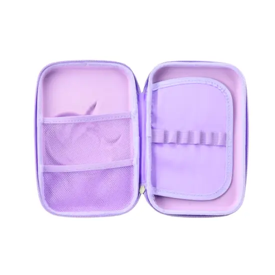 Didelis violetinis vienaragio pieštukų dėklas 23x15x5 cm Kanceliarinės prekės