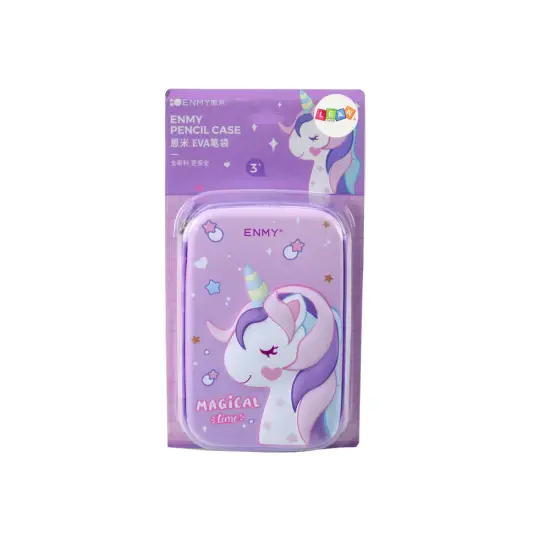 Didelis violetinis vienaragio pieštukų dėklas 23x15x5 cm Kanceliarinės prekės