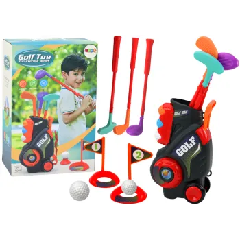 Zestaw do minigolfa dla dzieci z wózkiem