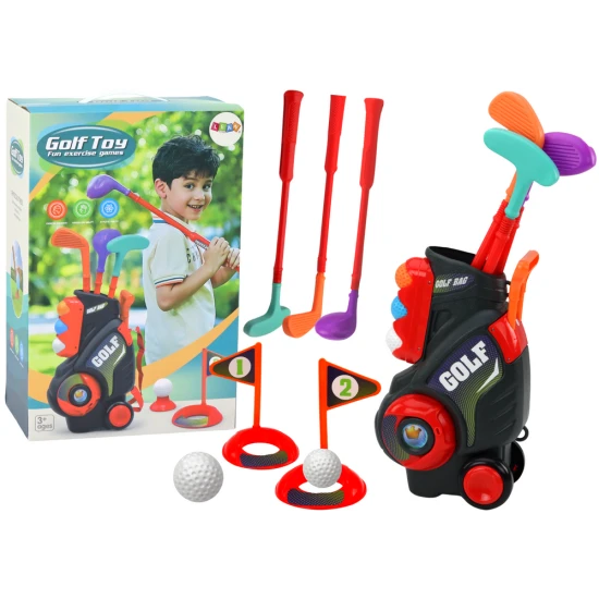 Mini golfo rinkinys vaikams su vežimėliu Stalo ir sporto žaidimai