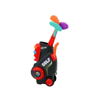 Zestaw do minigolfa dla dzieci z wózkiem