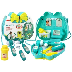 Turkio spalvos gydytojo rinkinys maišelyje