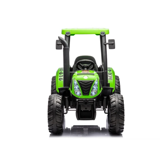 A011 akumuliatorinis žalias traktorius