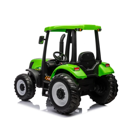 A011 akumuliatorinis žalias traktorius