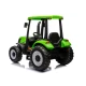 A011 akumuliatorinis žalias traktorius