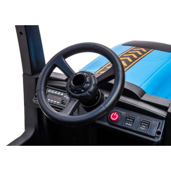 A011 akumuliatorinis mėlynas traktorius