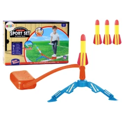 Putos raketų paleidimo siurblys, 3 vnt., geltonos spalvos