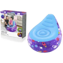 Pripučiamas violetinis fotelis  72 x 72 x 64 cm Bestway 75122